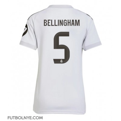 Camiseta Real Madrid Jude Bellingham #5 Primera Equipación para mujer 2025-26 manga corta Camiseta Real Madrid Jude Bellingham #5 Primera Equipación para mujer 2025-26 manga corta